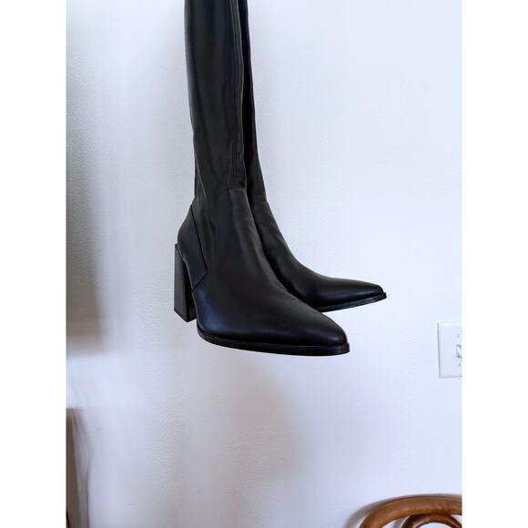 Steve Madden "Tanzee" Tall Boots with Chunky Square Heel - US 8 - Picture 2 of 12